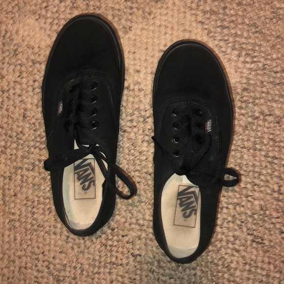 black vans thick sole